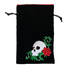 Black Oak Dice Bag - Skull & Roses